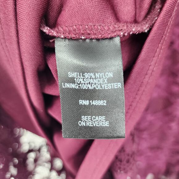 Torrid Lace Ruffle Trim Midi Purple Faux Wrap Hi Lo Lined Skirt Size 4X - Picture 5 of 6